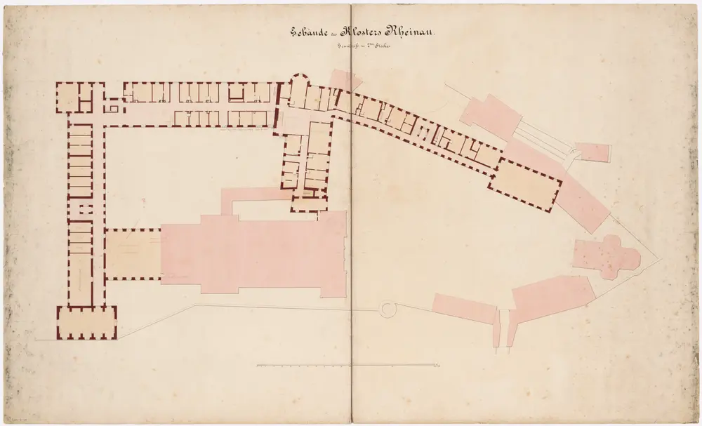 Kloster Rheinau: 2. Stock; Grundriss