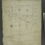 Map of the Marine Hospital ground, Staten Island / reduced from a survey, made by John Ewen, dated March 1845 by Daniel Ewen, city surveyor.