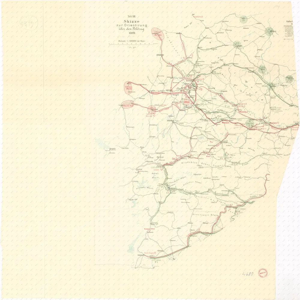 Skizze zur Orientirung über den Feldzug 1809