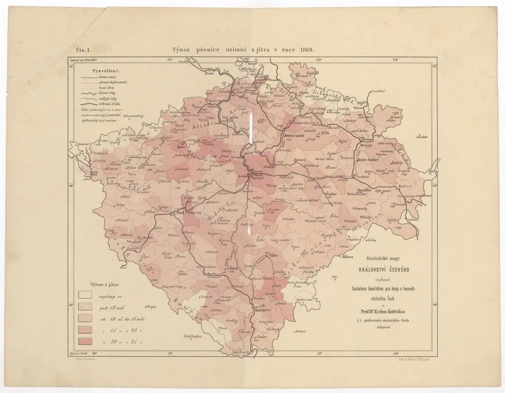 Statistické mapy Království českého