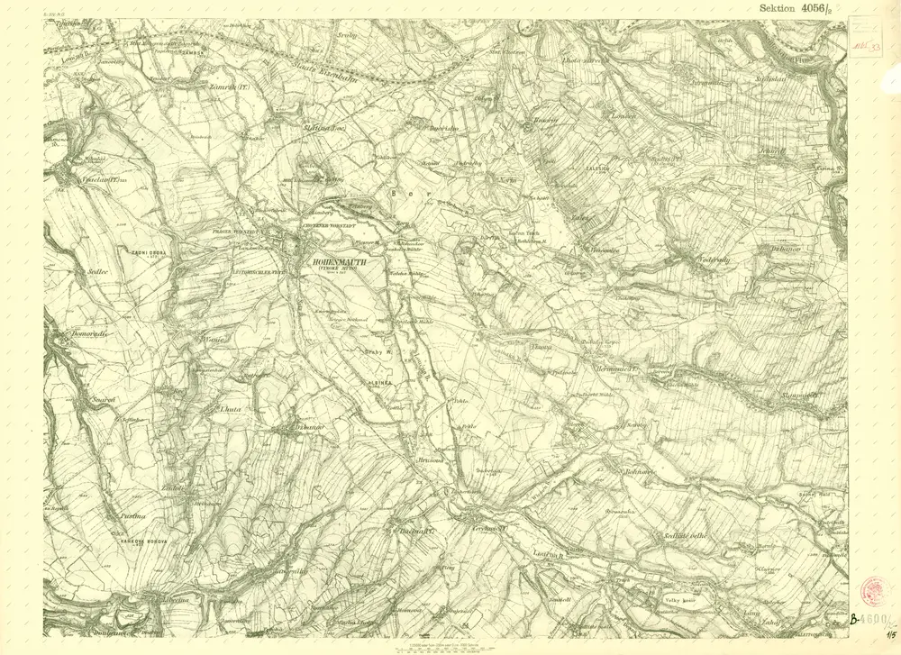 III. vojenské mapování 4056/2