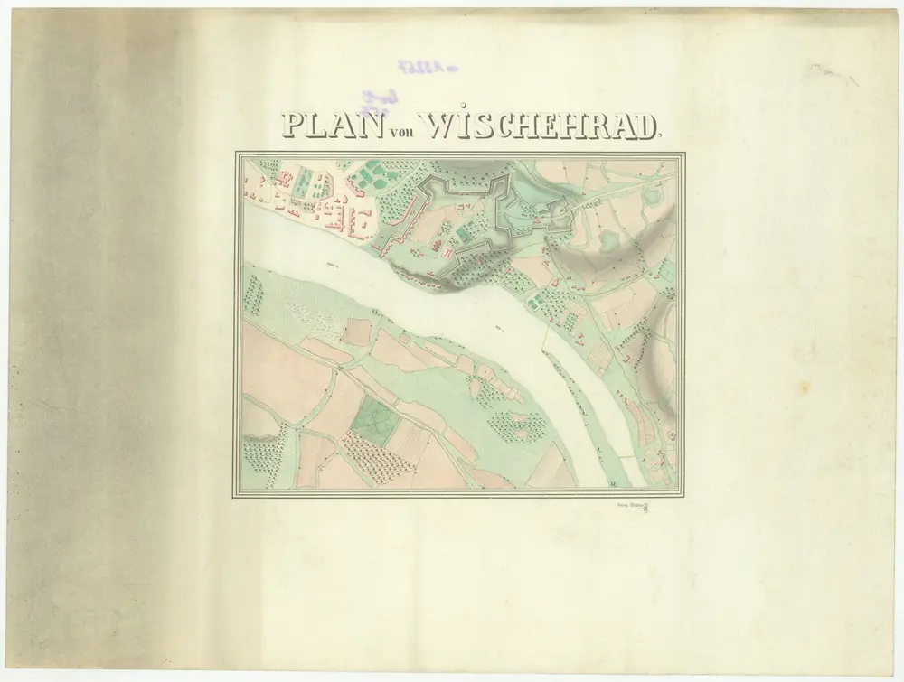 Plan von Wischehrad