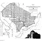 Map of the Downtown Area of Washington Dc