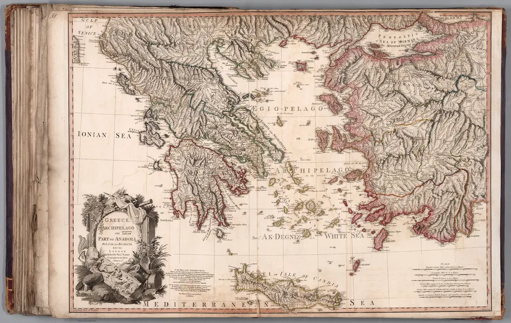 Greece, Archipelago and part of Anadoli.