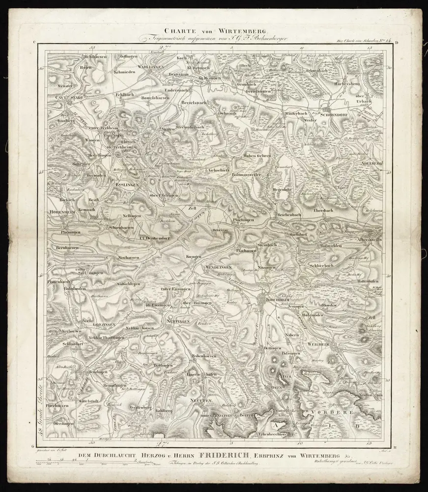 HStAS N 100_Nr. 132_ : "Karte von Schwaben""Karte von Württemberg"