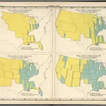 Plate 58.  Public Lands of United States, 1830 - 1890.