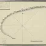 Hydrografische kaart, getiteld plan particulier de la Baye content où St. Francois Cromme Riviersbaai, située par 33- 57' de latitude Sud et 6- 20' à l'Est Cap de Bonne Espérance. (A263).