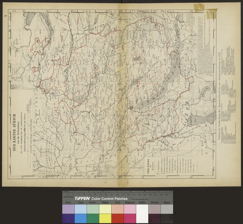Kleiner historischer Atlas des Kantons Zürich