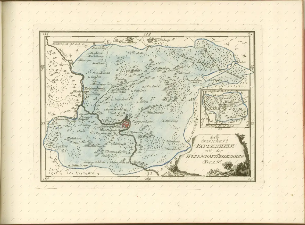 mapa z atlasu "Schauplatz der fünf Theile der Welt :"