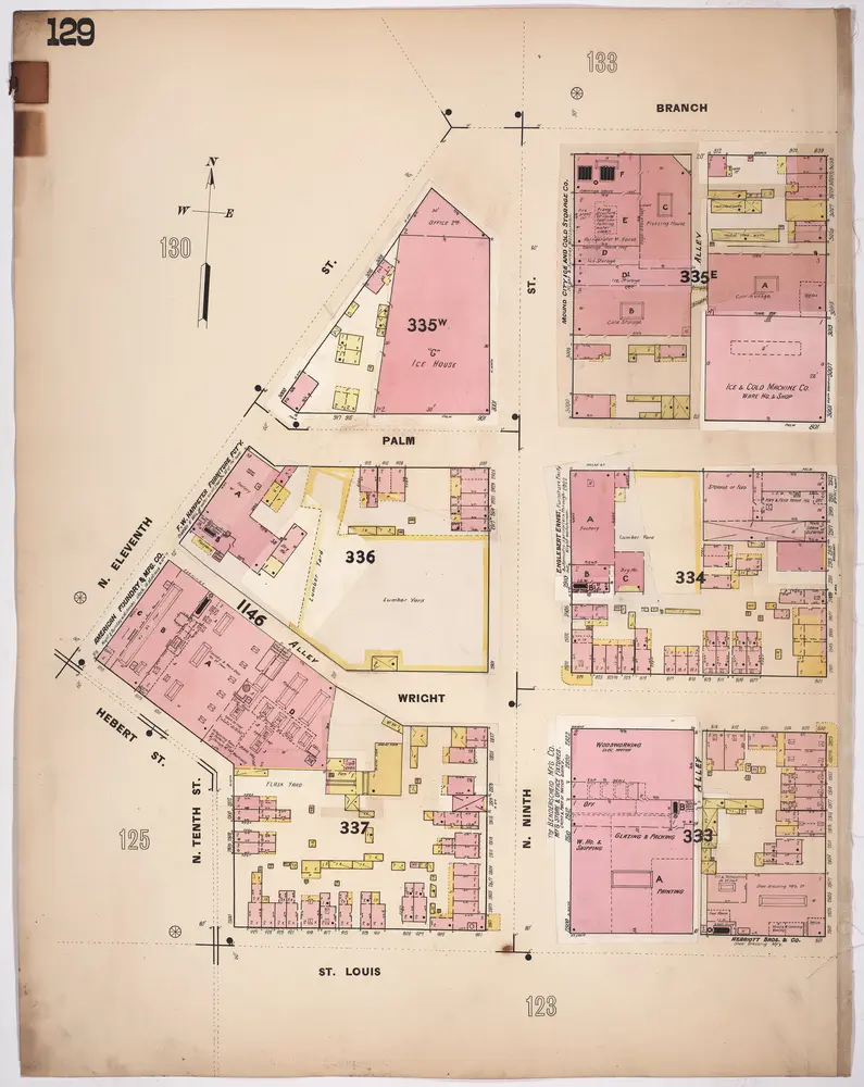 A. Whipple & Co.'s insurance map of St. Louis, Mo