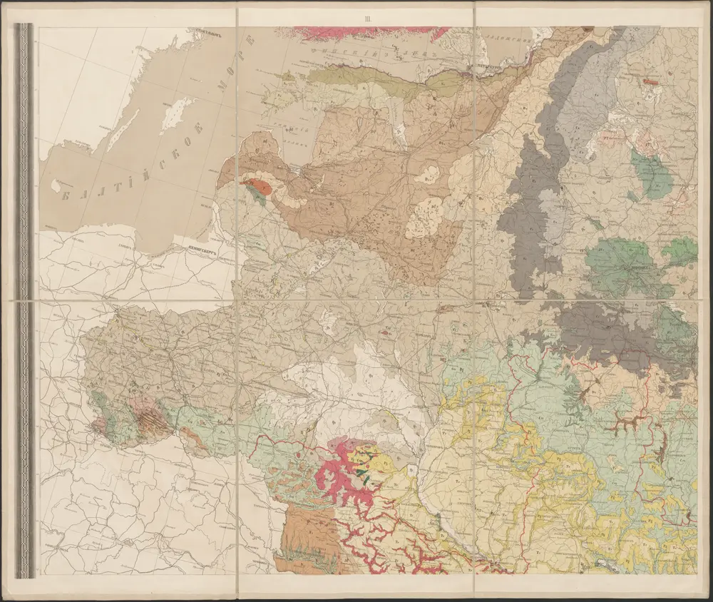 Geologičeskaja karta Evropejskoj Rossii