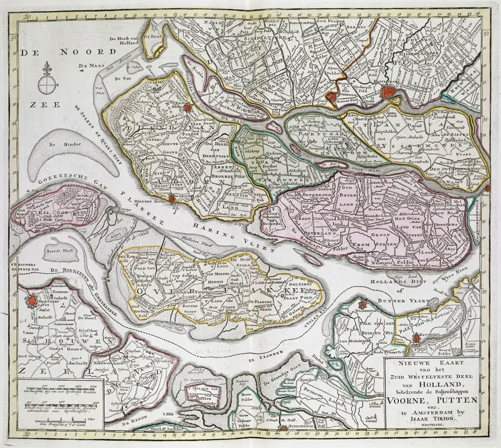 [Thirty-six maps of the Netherlands].