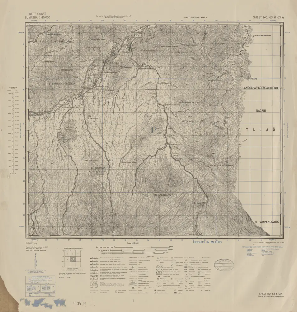 [B[oeki]t Boentak] / prepared under the direction of the Chief of Engineers, U.S. Army, 1943