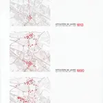 Historische Bauzustände der Zürcher Aussenquartiere in 48 Blättern: Affoltern in den Jahren 1813, 1890 und 1932 auf Plänen von 1980; Übersichtspläne