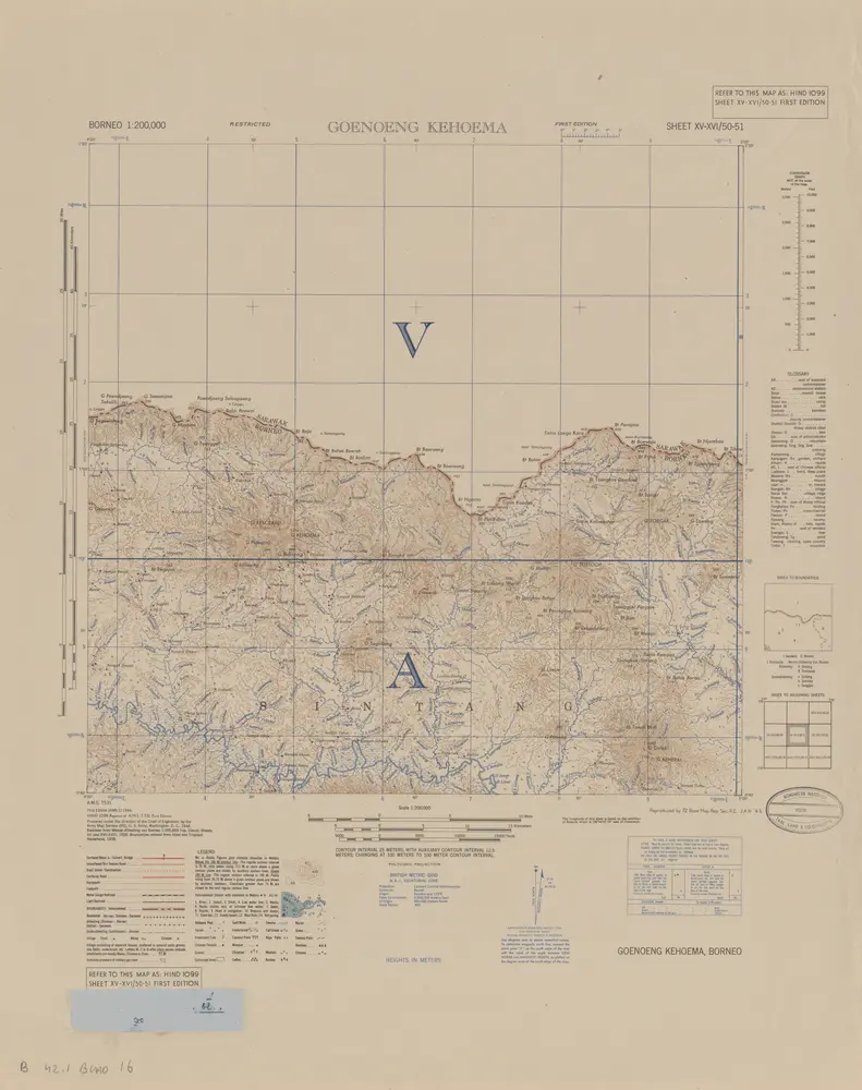 Goenoeng Kehoema / Army Map Service