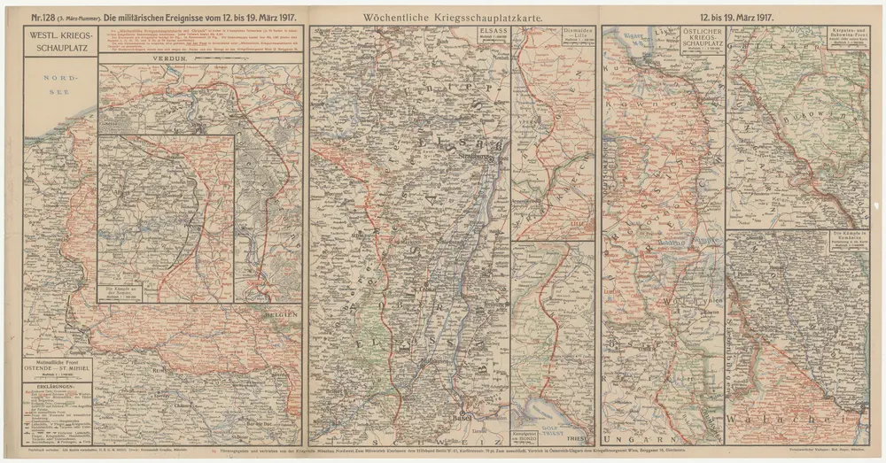 Wöchentliche Kriegsschauplatzkarte