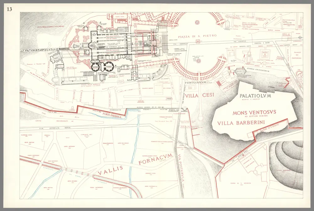 Sheet 13: Forma Urbis Romae.