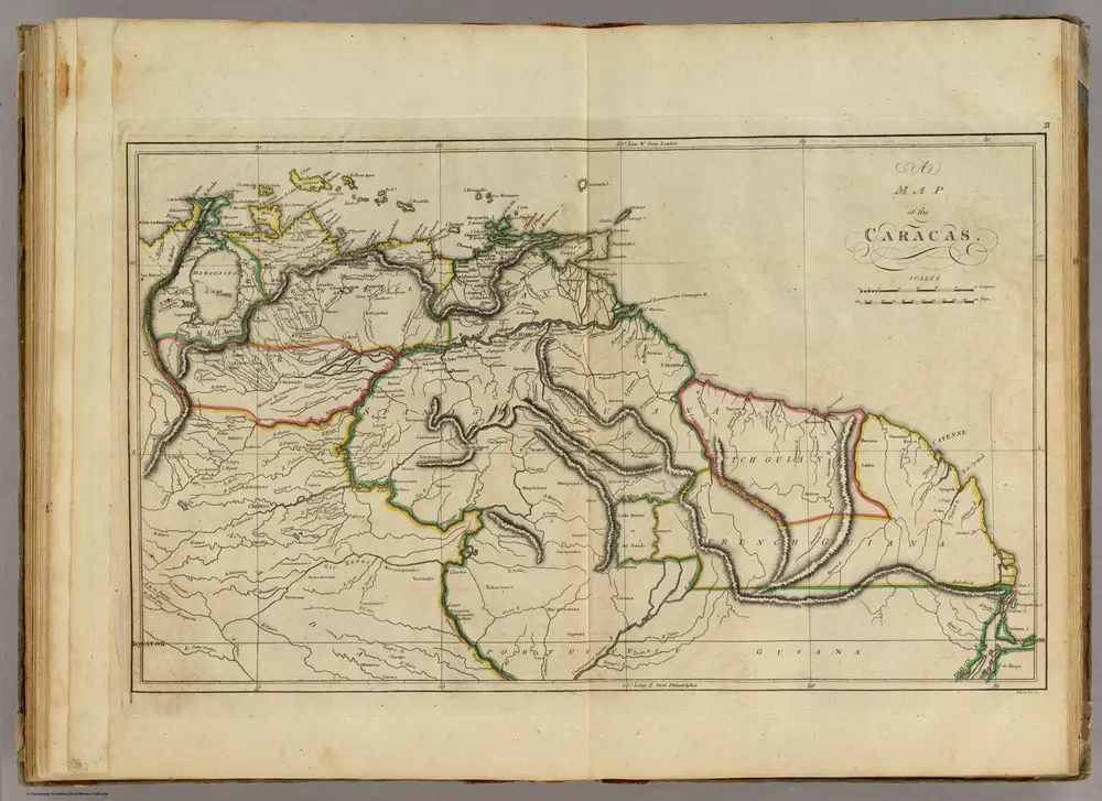 Map of the Caracas.