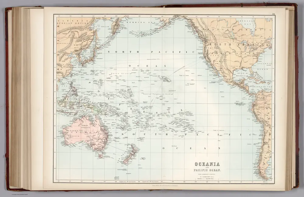 Oceania and Pacific Ocean.