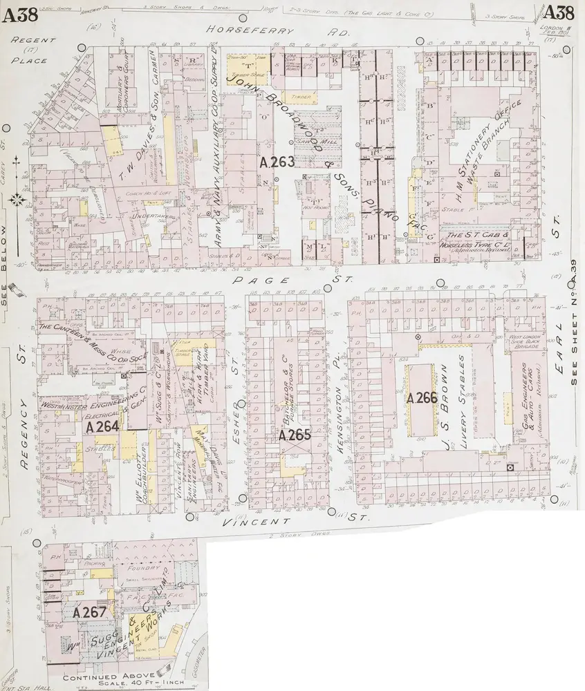 Insurance Plan of London Western District Vol. A: sheet 38-1