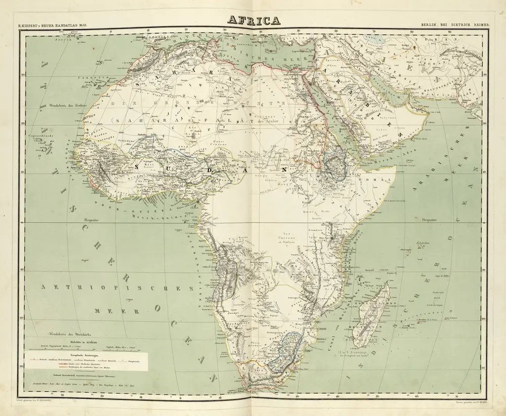 Neuer Hand-Atlas über alle Theile der Erde