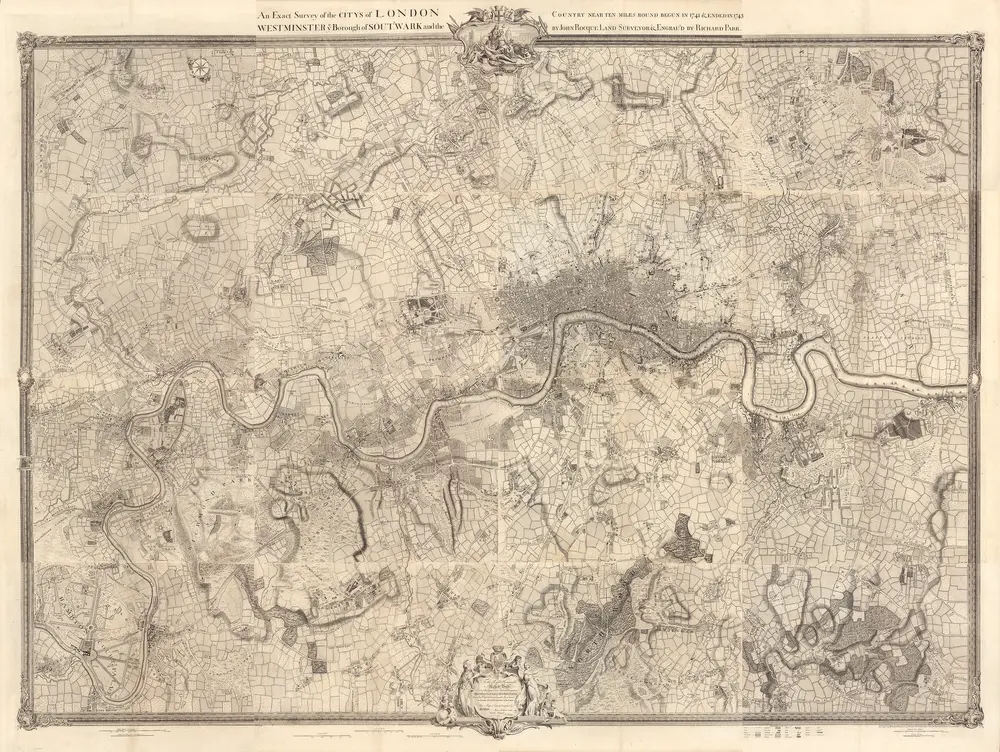 Composite: London Sheets I-XVI An Exact Survey of the City's of London and Westminster