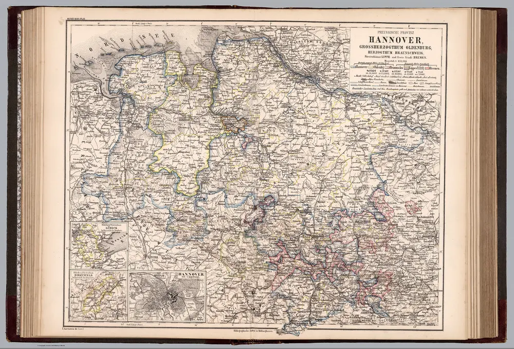 Preussische Provinz Hannover, Grossherzogth, Oldenburg und Herzogth Braunschweig