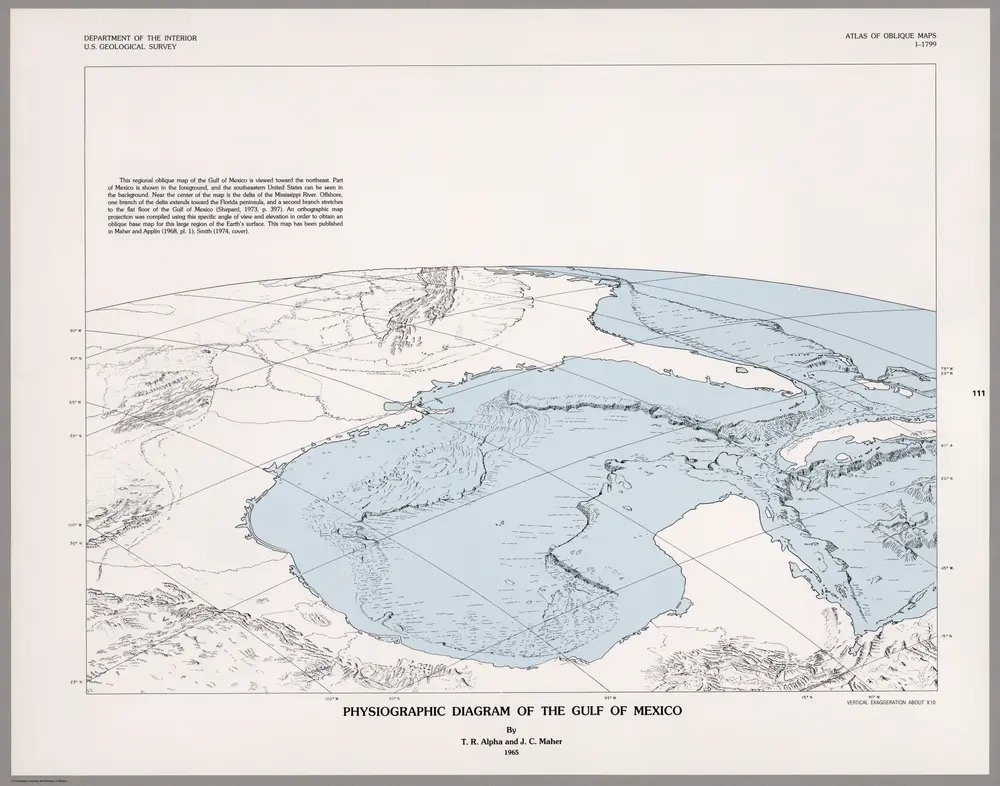 Physiographic Diagram of the Gulf of Mexico.