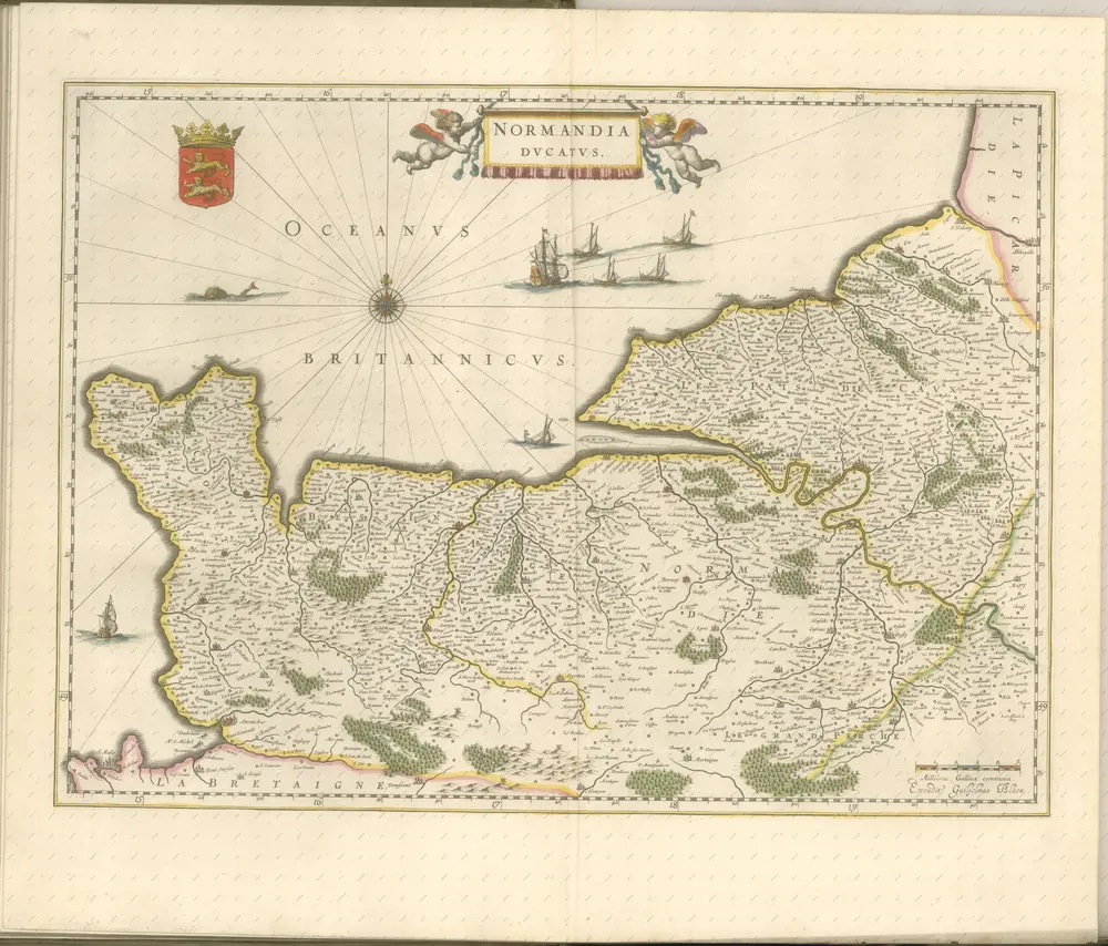 mapa z atlasu "Theatrvm orbis terrarvm, Sive Atlas novvs. Pars Secvnda."