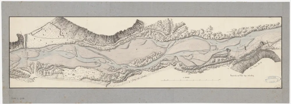 Zell, Kyburg, Seen: Töss vom Steg in Kollbrunn bis Howart (Ankenberg); Situationsplan (Töss-Gebiet Nr. 9 a)