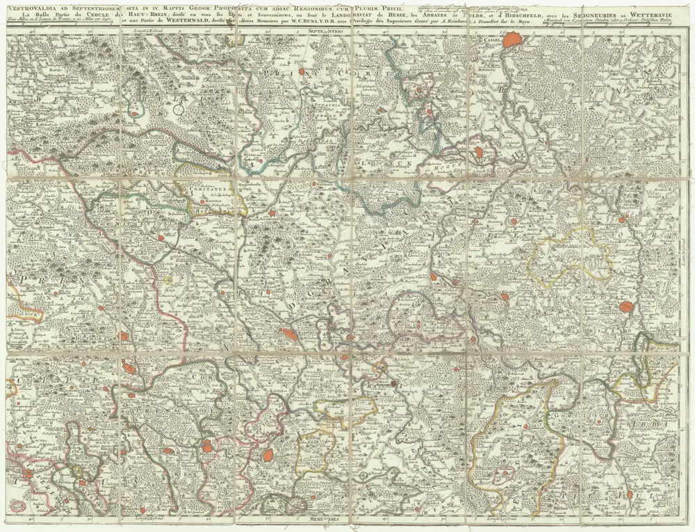 Vestrovaldia ad septentrionem sita in IV. mappis geogr. proposita cum adiac. regionibus cum plurim. privil