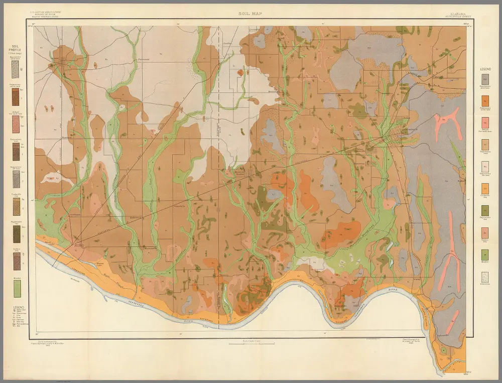 17.  Soil Map, Huntsville Sheet, Alabama.