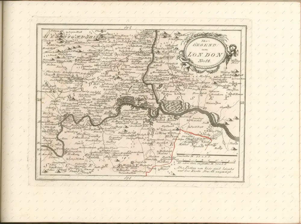 mapa z atlasu "Schauplatz der fünf Theile der Welt :"