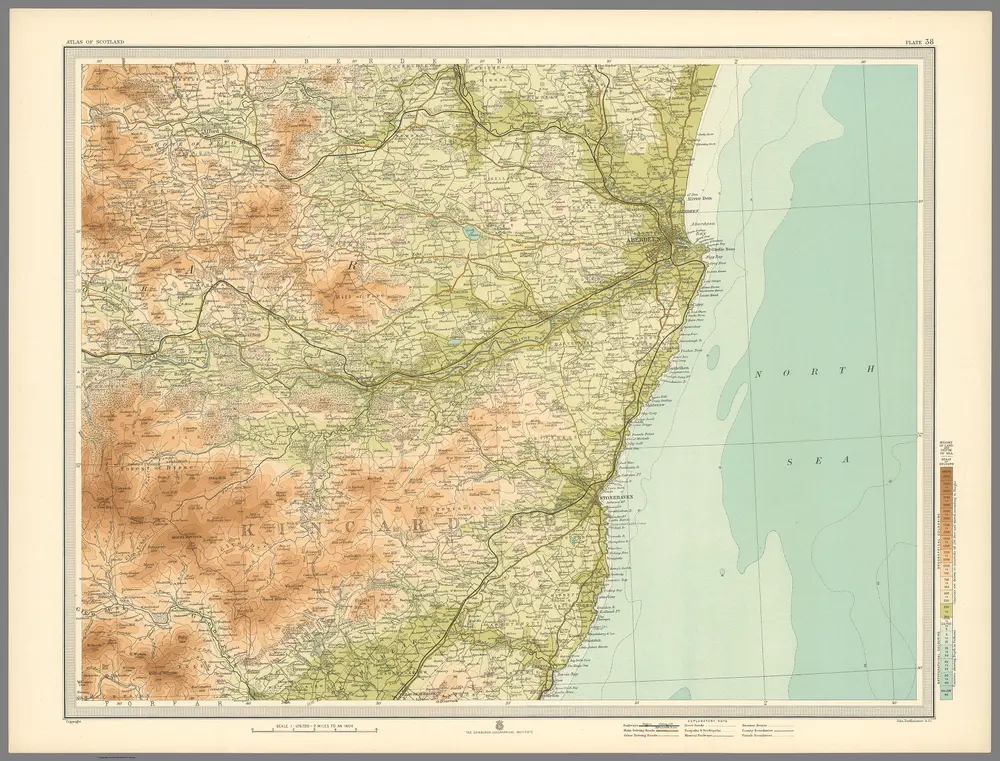 Plate 38.  Section-Map Aberdeen.