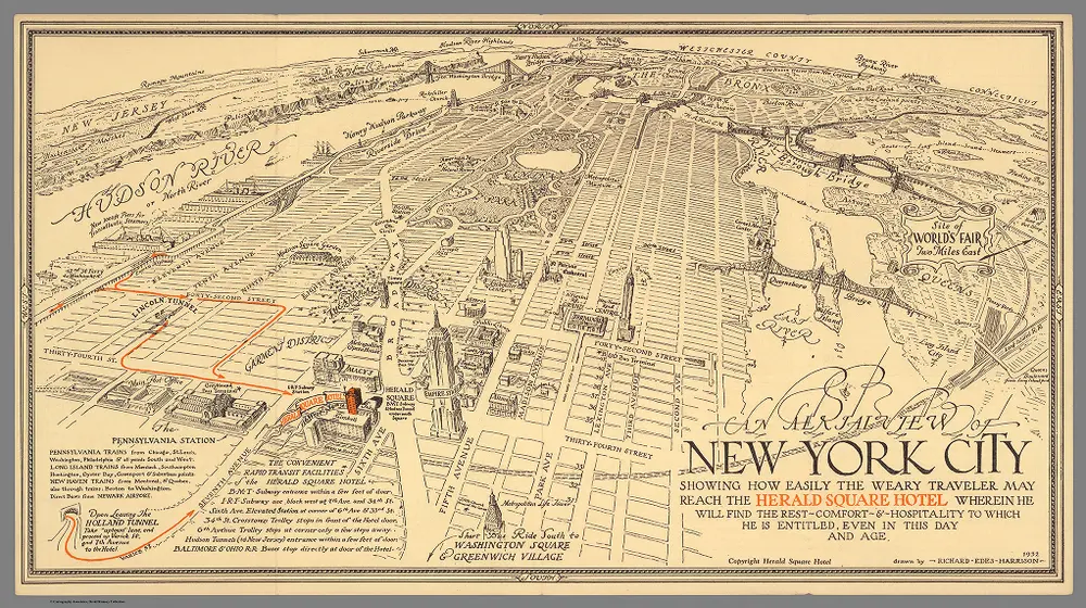 A Map of New York City.