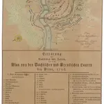 Plan von dem sächsischen und preußischen Lager bey Pirna 1756