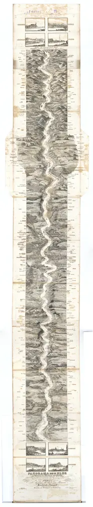 Panorama der Elbe von Aussig bis Weissen und Strehla