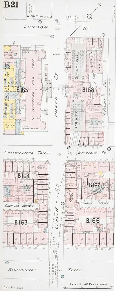 Insurance Plan of London West North-West District Vol. B: sheet 21-1