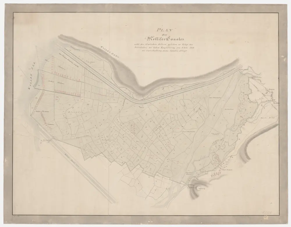 Mollis GL: Molliser Kanal, insbesondere sämtliche angrenzende Güter; Grundriss
