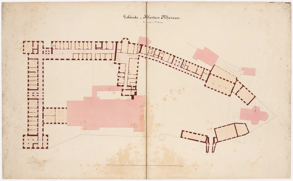 Kloster Rheinau: 1. Stock; Grundriss