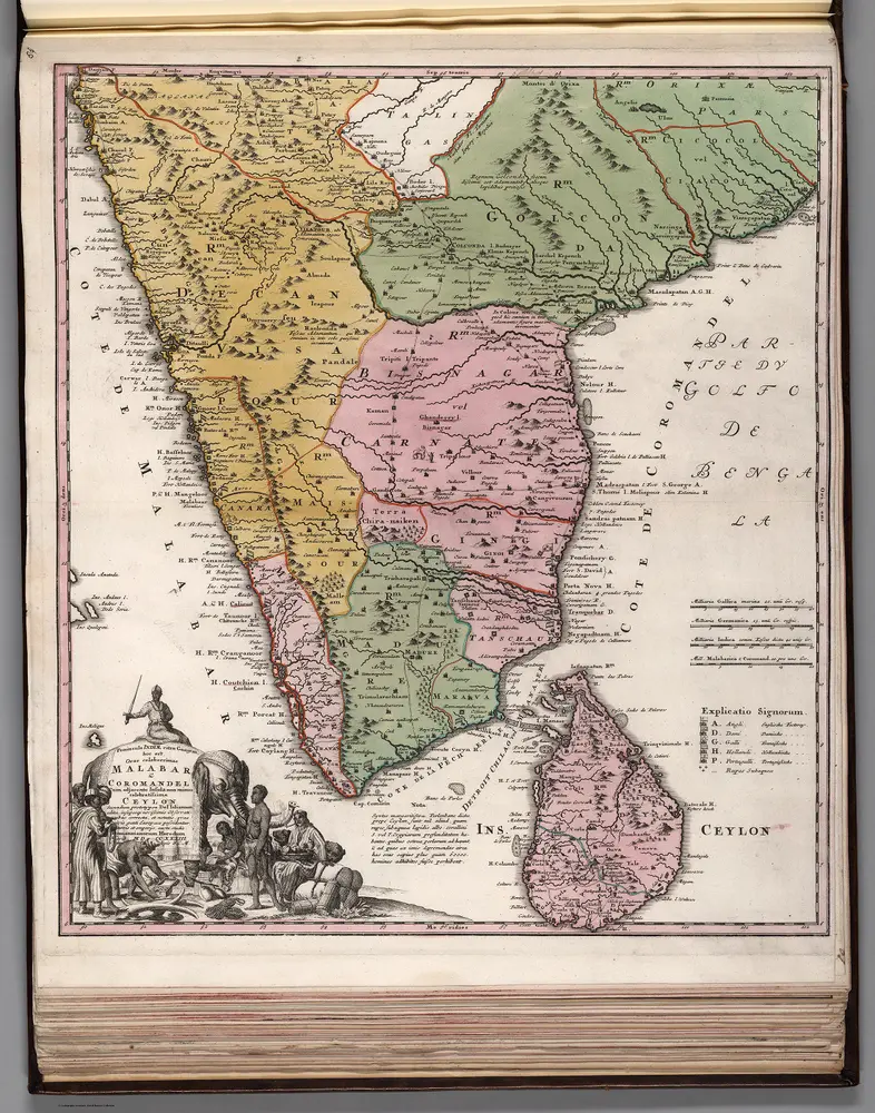 Peninsula Indiae ... Malabar & Coromandel ... Ceylon.