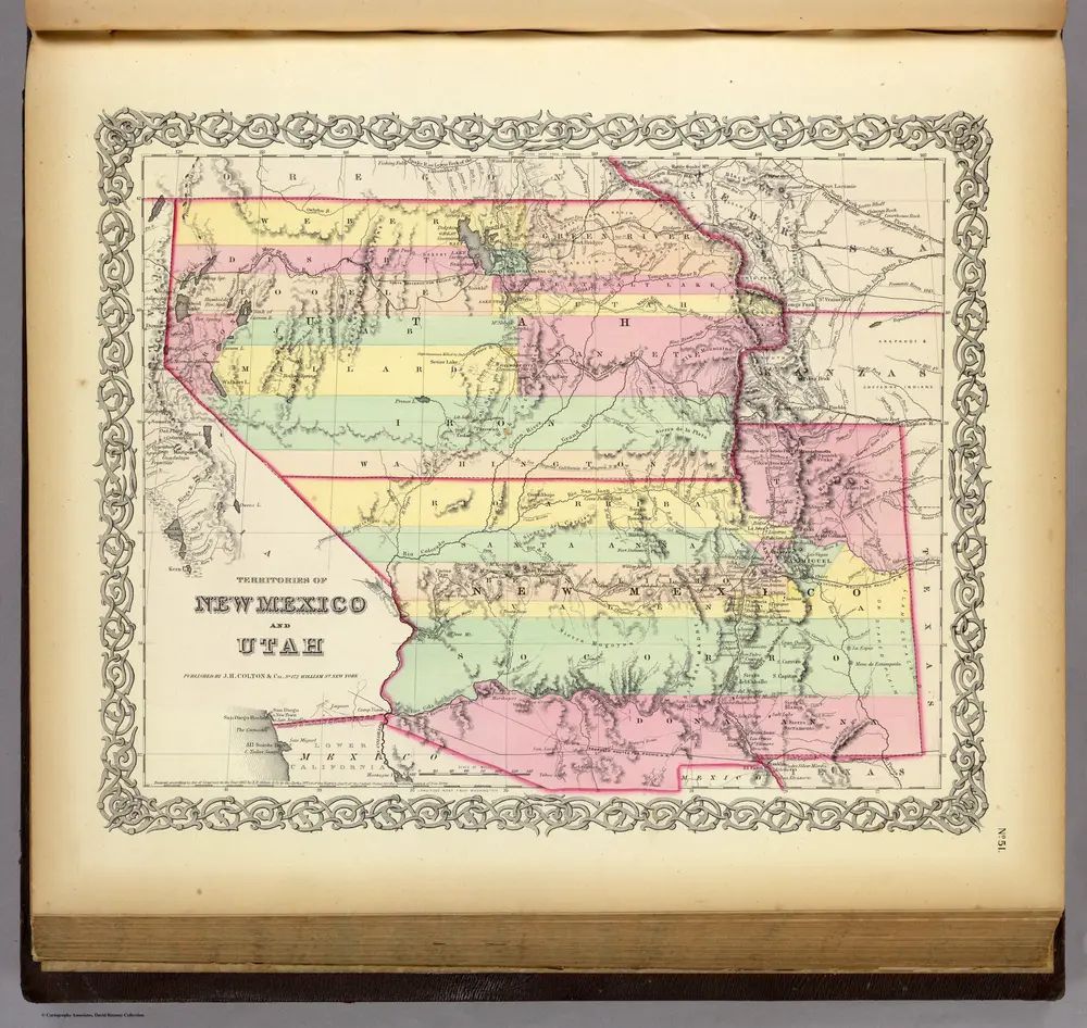 Territories Of New Mexico and Utah.