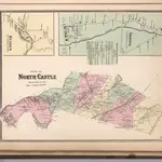 Town of North Castle, Westchester County, New York.  (insets) Armonk.  Kensico.