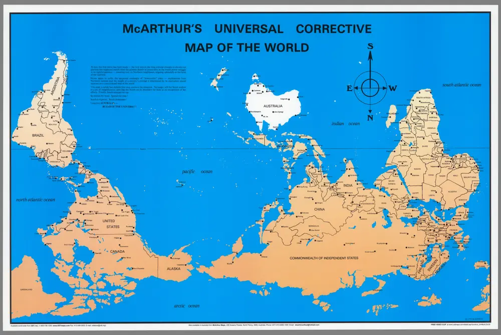 McArthur's Universal Corrective Map of the World.