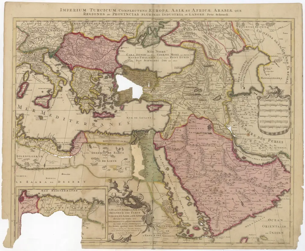 [Es]tats de l'empire du Grand Seigneur des Turcs [en] Europe, en Asie, et en Afrique