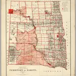 Territory Of Dakota. 1882