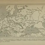 Carte de la répartition des langues slaves d’après les quatre groupes principaux de peuples slaves […]