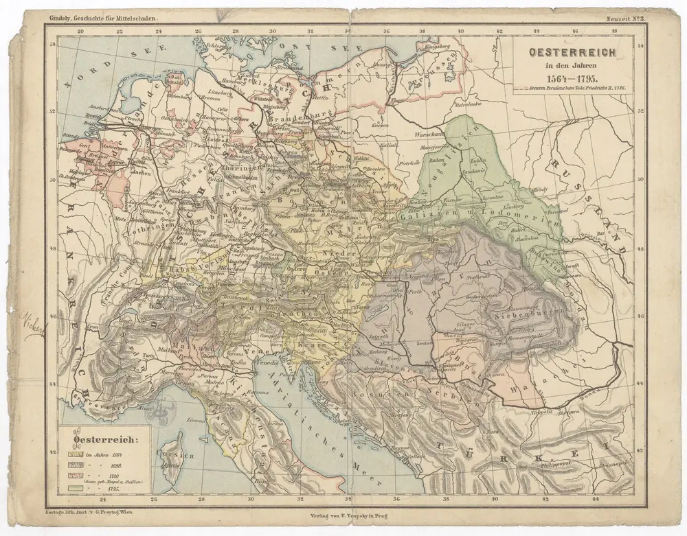 Oesterreich in den Jahren 1564-1795