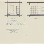 Zürich: Kantonsspital, Schwesternhaus an der Vogelsang-, Spyri- und Landoltstrasse: Wasch- und Putzraum; Ansichten und Grundriss