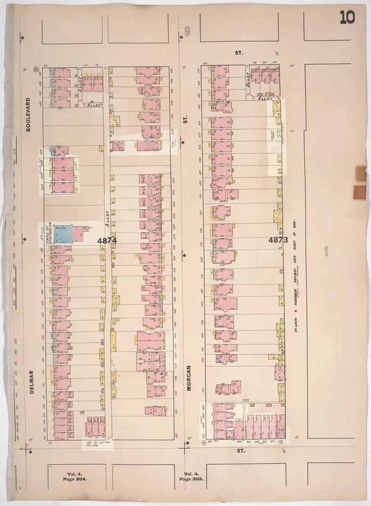 A. Whipple & Co.'s insurance map of St. Louis, Mo